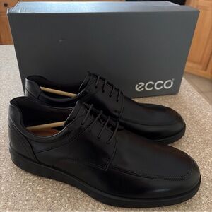 NIB Ecco S Lite Hybrid Shoes Black Leather Men’s 7 - 7.5 US / 41 EU